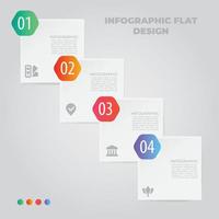 Visualisierung von Geschäftsdaten. Prozessdiagramm. abstrakte Elemente von Diagrammen, Diagrammen mit Schritten, Optionen, Teilen oder Prozessen. Vektorgeschäftsvorlage für die Präsentation. kreatives konzept für infografik. vektor