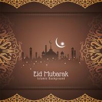 Abstrakter eleganter dekorativer Hintergrund Eid Mubaraks vektor