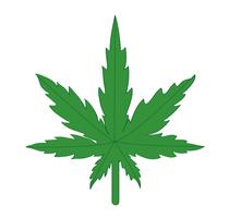 Marihuana-Symbol Vektor