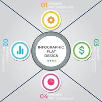 visualisering av affärsdata. processdiagram. abstrakta element av graf, diagram med steg, alternativ, delar eller processer. vektor affärsmall för presentation. kreativt koncept för infographic.