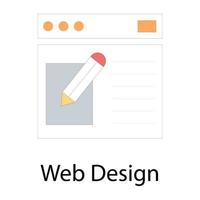 Webdesign-Konzepte vektor