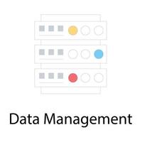 begrepp för datahantering vektor