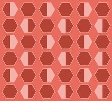 Bienenstock Hexagon Pastell Cartoon Hintergrund vektor