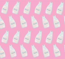 Milch Cartoon Pastell Hintergrund vektor