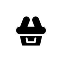 Warenkorb Icon Design Vektor Symbol Einzelhandel, Einkaufen, Korb, Tasche, Markt für E-Commerce