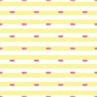 Nahtloser Streifen-Valentinstag-Musterhintergrund mit rosa Punkt, Valentinskarte vektor