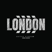 london vektorillustration och typografi, perfekt för t-shirts, hoodies, tryck etc. vektor