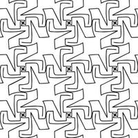 sömlös abstrakt handritade mönster vektor