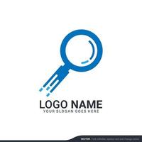 modern sökning logotyp designmall. redigerbar symbol ikon logotyp design. vektor