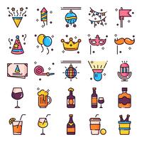 Party Icons Pack vektor