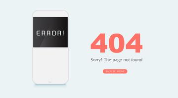 404-Fehlerseite nicht gefunden Konzept im weißen Hintergrund für Websites im Bau.