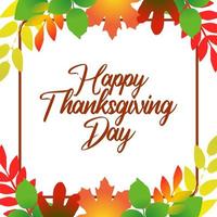 Happy Thanksgiving Day-Vektor-Illustration vektor