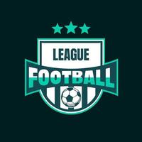 fotboll design logotyp vektor lllustration