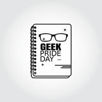 geek pride dag vektor lllustration