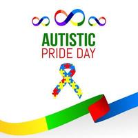 autistische Pride-Day-Vektorillustration vektor