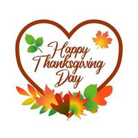 Happy Thanksgiving Day-Vektor-Illustration vektor