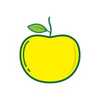 gelbes frisches Obst Yuzu Logo Symbol Symbol Vektorgrafik Design Illustration Idee kreativ vektor