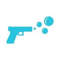 pistol leksaker logotyp vektor symbol ikon illustration design