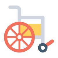 trendige Rollstuhlkonzepte vektor