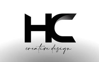 hc-Buchstaben-Logo-Design mit elegantem, minimalistischem Look.hc-Symbolvektor mit kreativem Design im modernen Look. vektor