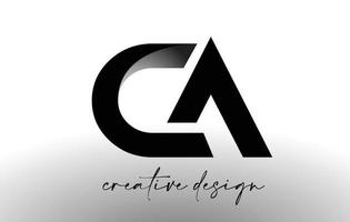 ca-Brief-Logo-Design mit elegantem, minimalistischem Look.ca-Icon-Vektor mit kreativem Design im modernen Look. vektor