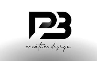 pb letter logotyp design med elegant minimalistisk look.pb ikon vektor med kreativ design modern look.