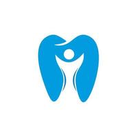 Logo der Zahnklinik, Logo der Zahnpflege vektor