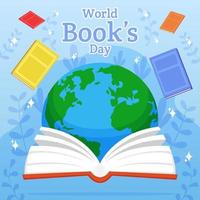 World Books Day koncept vektor