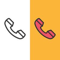 Symbol Telefon-Vektor-Illustration kommunizieren vektor