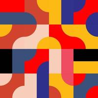 Geometrie minimalistisches Kunstwerk Poster mit einfacher Form und Figur. abstraktes Vektormusterdesign im skandinavischen Stil für Webbanner, Geschäftspräsentation, Branding-Paket, Stoffdruck vektor