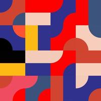 geometri minimalistisk konstverk affisch med enkel form och figur. abstrakt vektormönsterdesign i skandinavisk stil för webbbanner, affärspresentation, varumärkespaket, tygtryck vektor