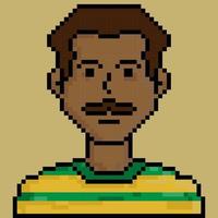 pixel art style menschen charakter illustration vektor