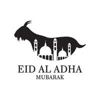 eid al adha logo, islamischer logovektor vektor