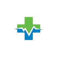 medicinsk logotyp, logotyp för medicinsk vård vektor