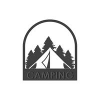 Camping-Vektor, Abenteuer-Logo-Vektor vektor