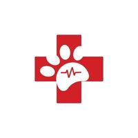 Tierpflege-Logo, Tiermediziner-Logo vektor