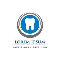 dental logotyp, tandläkare logotyp vektor