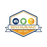 Restaurant-Logo, Lebensmittel-Logo-Vektor vektor