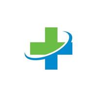Logo der medizinischen Versorgung, Logo der Klinik vektor