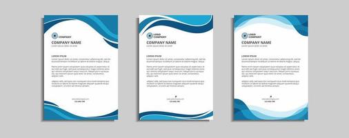 modernes Corporate-Briefkopf-Template-Design vektor