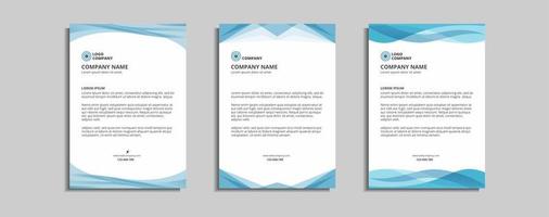 modernes Corporate-Briefkopf-Template-Design vektor