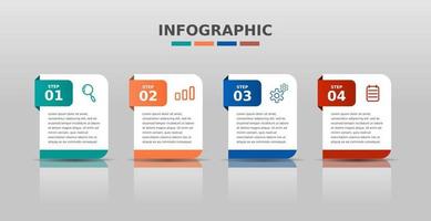 Design-Infografik-Business-Vorlage vektor