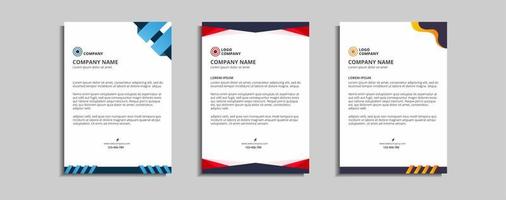 modernes Corporate-Briefkopf-Template-Design vektor