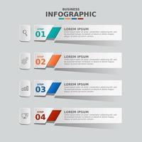 Design-Infografik-Business-Vorlage vektor