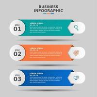 Design-Infografik-Business-Vorlage vektor