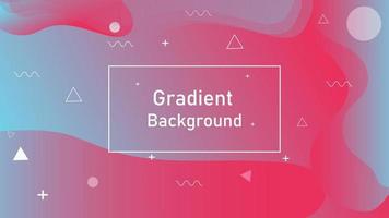 vektor illustration gradient bakgrund flytande former