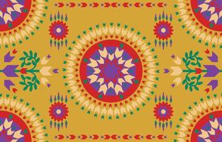 etnisk abstrakt gul konst. sömlösa mönster i tribal, folklig broderi och mexikansk stil. Aztekisk geometrisk konst prydnadstryck.design för matta, tapeter, kläder, omslag, tyg, omslag, textil vektor