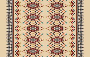 ethnische abstrakte quadratische Musterkunst. nahtloses muster in stammes-, volksstickerei, stammes-stoffstil. aztekischer geometrischer kunstornamentdruck.design für teppich, kleidung, verpackung, stoff, bezug, textil vektor