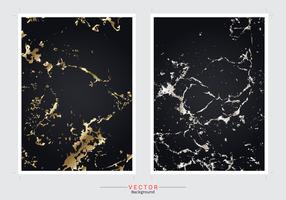 Guld marmor täcke bakgrund. vektor