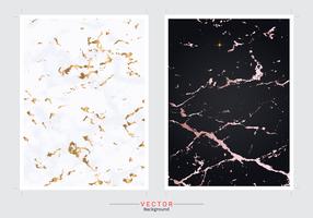 Guld marmor täcke bakgrund. vektor